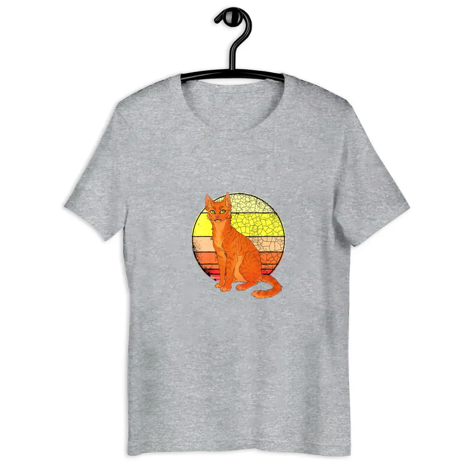 Warrior Cats Lover Firestar Cat Men's TShirt For Warriors Book Series