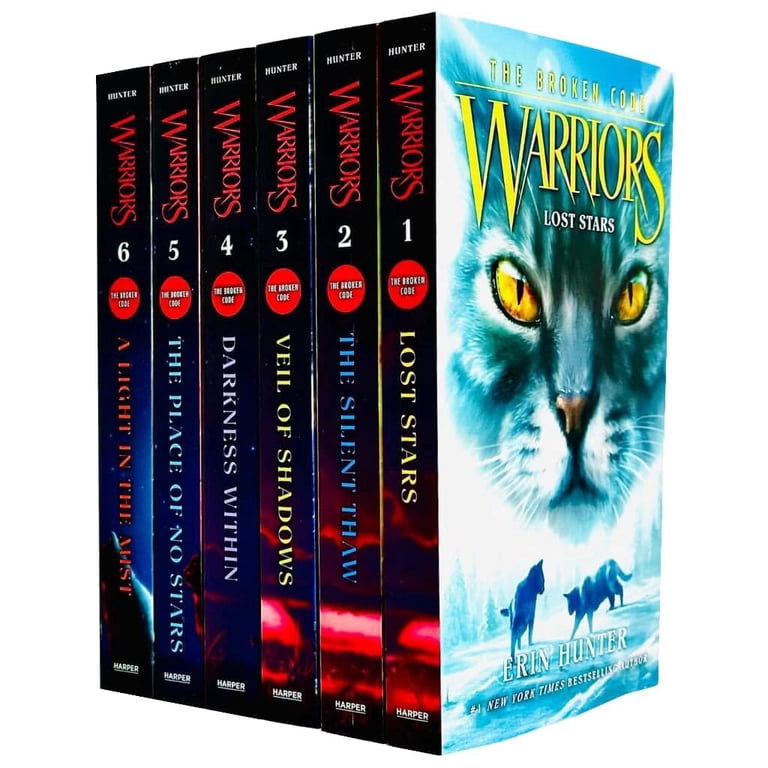 Warrior Cats by Erin Hunter: Series 7 The Broken Code 6 Books Set
