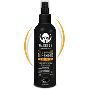 Warrior DEET Free Bug Shield Pump Spray IR3535 Based Insect Repellent Pump Spray Effective Protection & Water-Resistant Bug Repellent Spray for Camping, Hiking & Outdoor Activities - 4 FL OZ