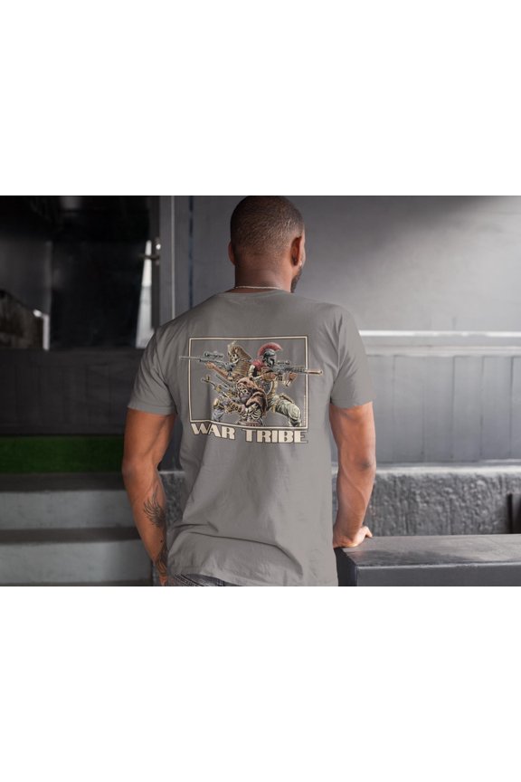 Warrior Graphic Tactical T-Shirt for Casual Wear - Perfect Gift for Him, Everyday Fashion