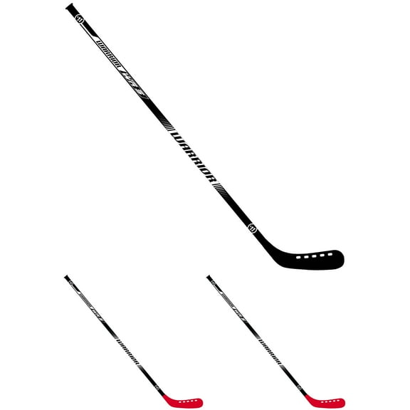 Warrior Hockey 51" Player Stick 4 Pack- Red and Black