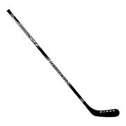 Warrior Hockey 51" Player Stick - Black Stick Blade - Plastic Shaft - Kids and Adults Indoor Outdoor