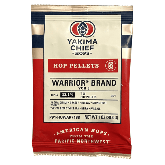 YCH Hops Warrior Hop Pellets 1 oz