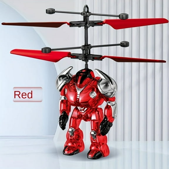 Warrior Induction Flying Robot with Intelligent Sensing, Light and Gesture Control
