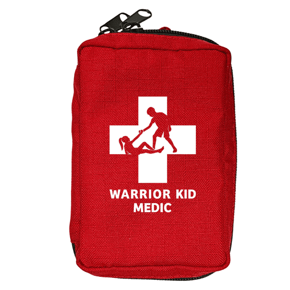Warrior Kid Medic First Aid Kit - Compact Emergency Kit for Kids and Adults Ready