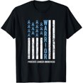 thumbnail image 1 of Warrior Light Blue Ribbon Prostate Cancer Awareness T-Shirt, 1 of 4
