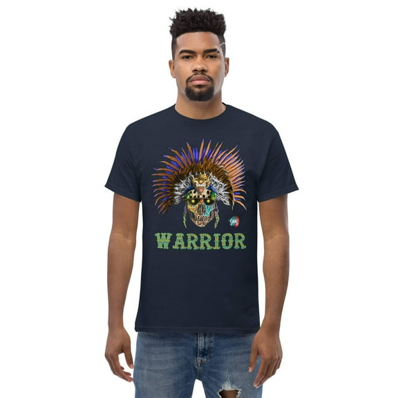 Men's graphic Warrior t-shirt: Mayan