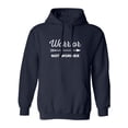 thumbnail image 1 of Warrior Not Worrier Adult Hooded Sweatshirt, 1 of 3