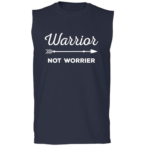 Warrior Not Worrier Adult Sleeveless Tee