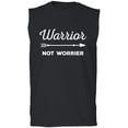 thumbnail image 1 of Warrior Not Worrier Adult Sleeveless Tee, 1 of 3