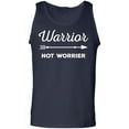 thumbnail image 1 of Warrior Not Worrier Adult Tank Top, 1 of 3