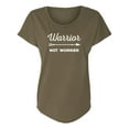 thumbnail image 1 of Warrior Not Worrier Womens Dolman Tee, 1 of 3