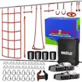 Warrior Obstacle Course for Kids Slackline Kit with Monkey Bars