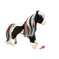 thumbnail image 1 of Warrior Princess Black & White Horse, 1 of 1