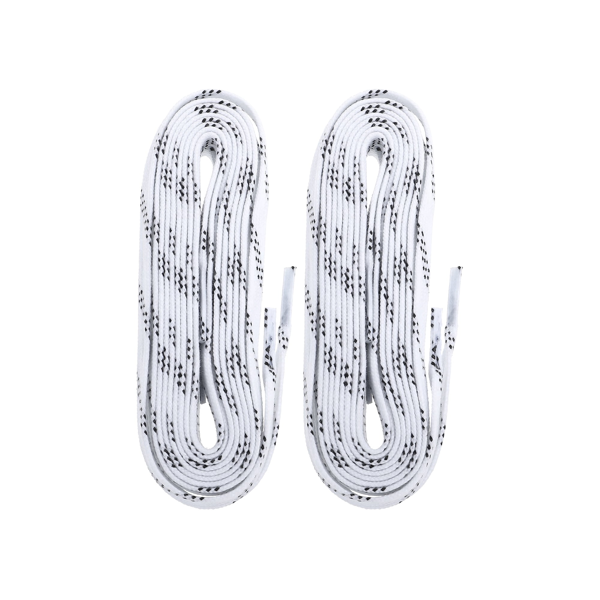 Warrior Waxed Hockey Skate Laces, Adults & Teens, Secure Fit – White, 120″