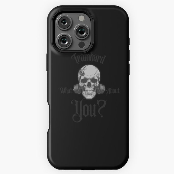 Warrior Skeleton Lift TrainHard Co Strength Art Phone Case for iPhone 16 15 14 13 12 11 Pro Max M5905466