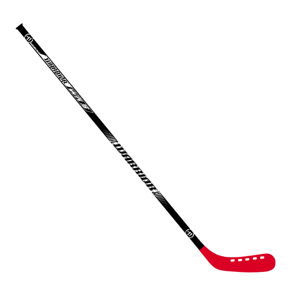 Warrior 51″ Player Hockey Stick, Kids & Adults, Adjustable Curve – Red Plastic