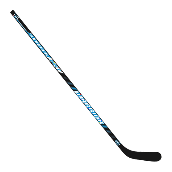 Warrior 50″ Wood Street Hockey Player Stick, Youth Ages 5–10, Right-Hand Curve