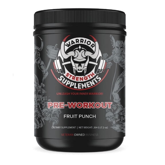 Warrior Strength Supplements Pre-Workout Fruit Punch