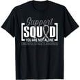 thumbnail image 1 of Warrior Support Squad Congenital Cataracts Awareness Feather T-Shirt, 1 of 4