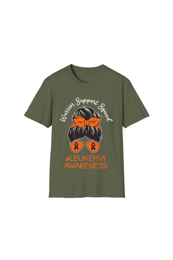 Warrior Support Squad Leukemia Cancer Awareness Orange Month TShirt