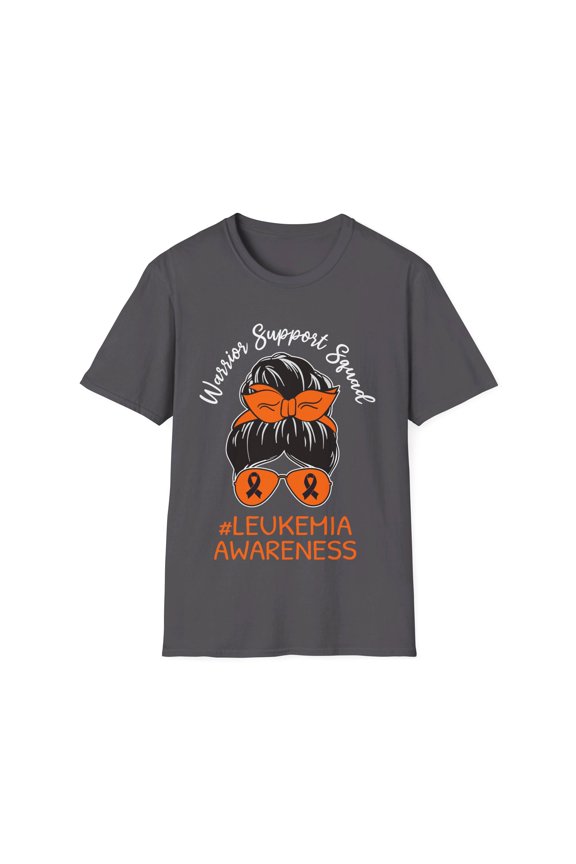 Warrior Support Squad Leukemia Cancer Awareness Orange Month TShirt