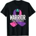 thumbnail image 1 of Warrior Thyroid Cancer Awareness T-Shirt, 1 of 4