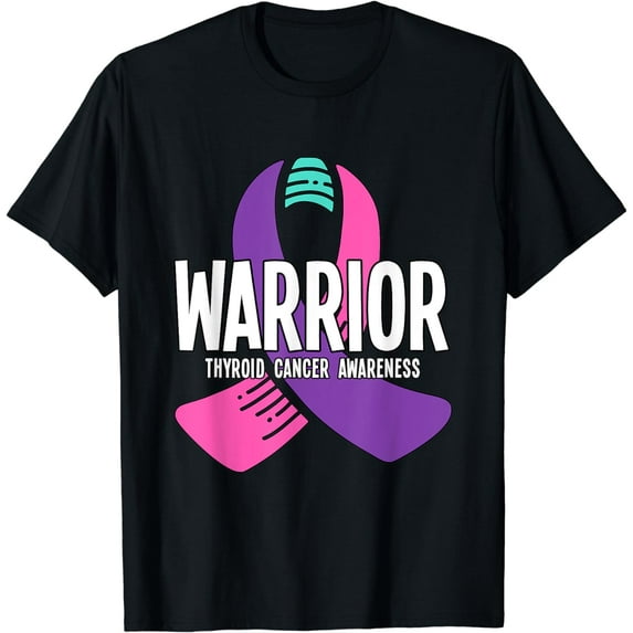 Warrior Thyroid Cancer Awareness T-Shirt