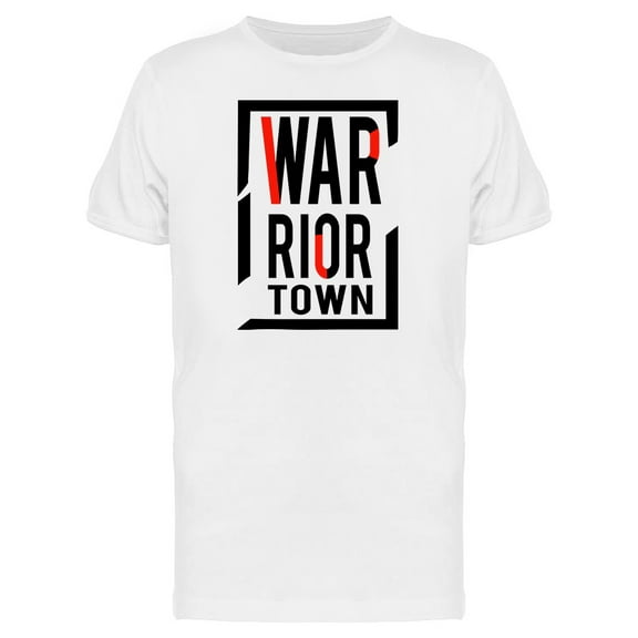 Warrior Town Slogan Tee Men's -Image by Shutterstock