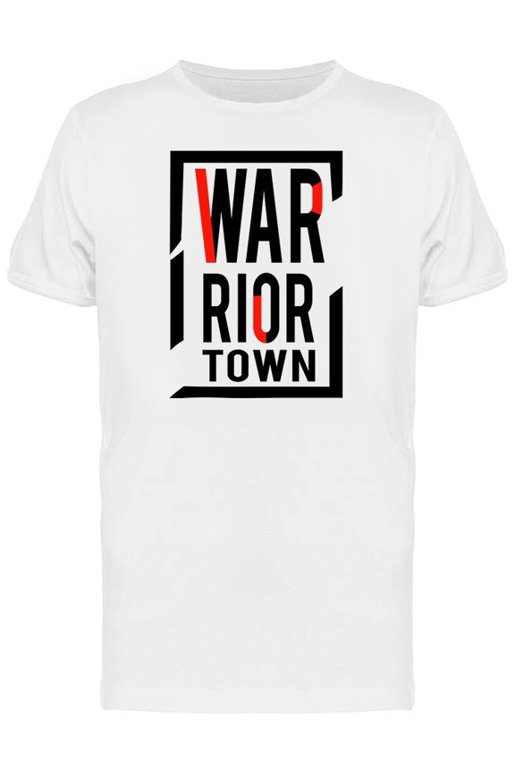 Warrior Town Slogan Tee Men's -Image by Shutterstock