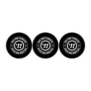 Warrior True-Form Mini or Knee Hockey Balls - Black - Set of 3 - Made of PU Indoor Unisex
