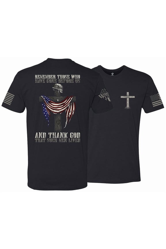 Remember Those - Cotton Blend, Screen Printed in The USA, American Made, Regular Fit, Black, Small