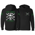 thumbnail image 1 of Warrior USA The Irish We Fight Hoodie - Cotton Blend, Screen Printed in The USA, American Made, Regular Fit, Black, XX-Large, 1 of 1