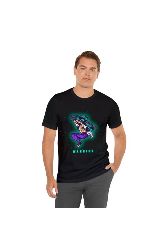 Warrior Unisex Jersey Gamers Streetwear Short Sleeve Tee