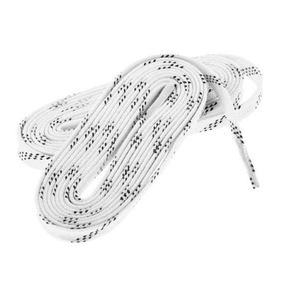 Warrior Waxed Skate Laces - 84" - White - Perfect for Ice Hockey Skates Youth Sizes 3-6 - Kids Teens