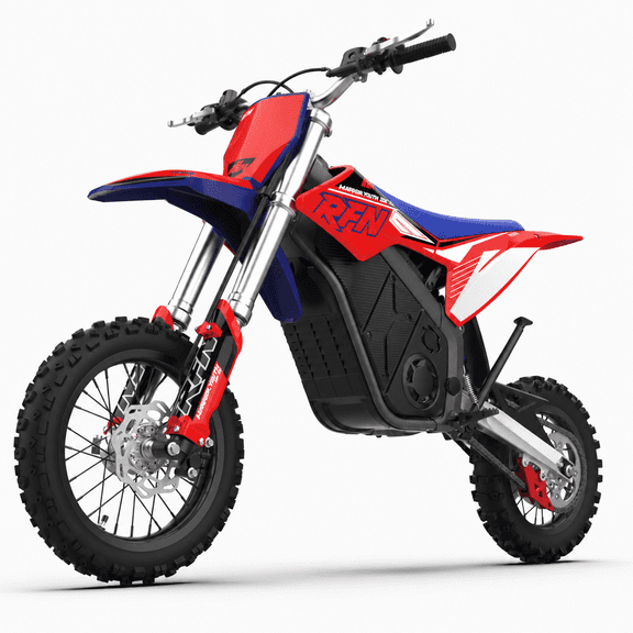 RFN SX-E2 Electric Dirt Bike , MAX 2000W Brushless Motor - 28 Mph Speed &26-Mile Range , 14/12 Off-Road Tires,Suit Age 10+