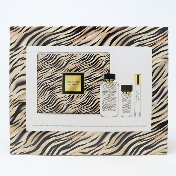 Warrior by Rachel Zoe for Women - 3 Pc Gift Set 3.4oz EDP Spray, 1oz EDP Spray, 0.34oz EDP Spray