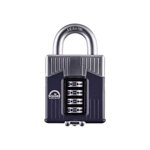 Warrior Open Shackle Combination Padlock | Boron Steel | Combi 55