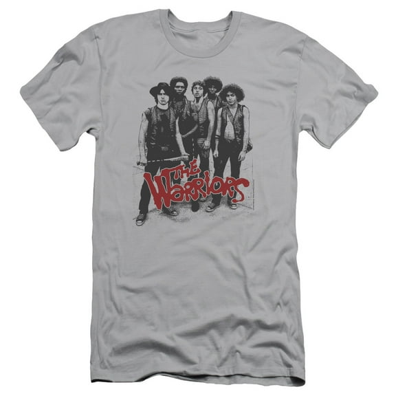 Warriors Gang Adult 30/1 T-Shirt Silver