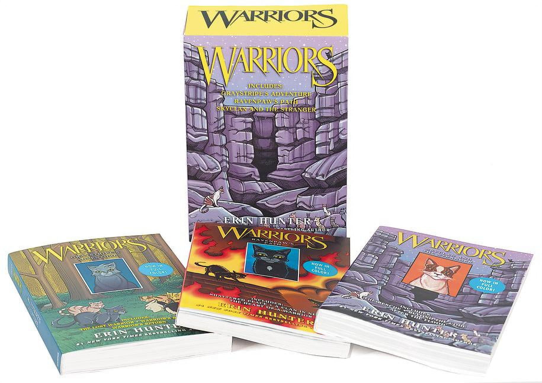 ERIN HUNTER Warriors Manga Warriors 3-Book Full-Color Box Set: Graystripe's Adventure; Ravenpaw's Path, Skyclan and the Stranger, (Paperback)