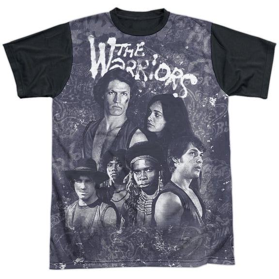 Warriors - Moody Streets - Short Sleeve Black Back Shirt - Large