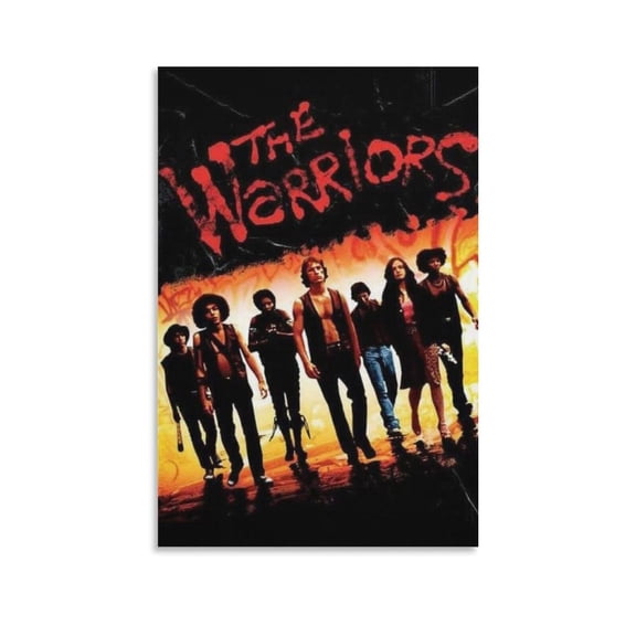 The Warriors Movie Poster Retro Metal Sign Vintage Tin Sign for Bar Office Home Wall Decor Gift Poster Cool Artworks Painting Wall Art Canvas Prints Hanging Picture Home Decor Posters