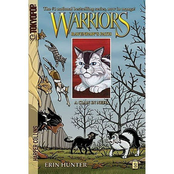 Pre-Owned Warriors Manga: Ravenpaw's Path #2: A Clan in Need (Paperback 9780061688669) by Erin Hunter