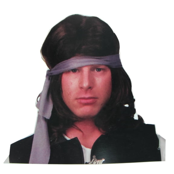 Warriors Rogues Costume Brown Wig Adult One Size