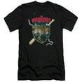 thumbnail image 1 of Warriors - Shield - Premium Slim Fit Short Sleeve Shirt - XX-Large, 1 of 2