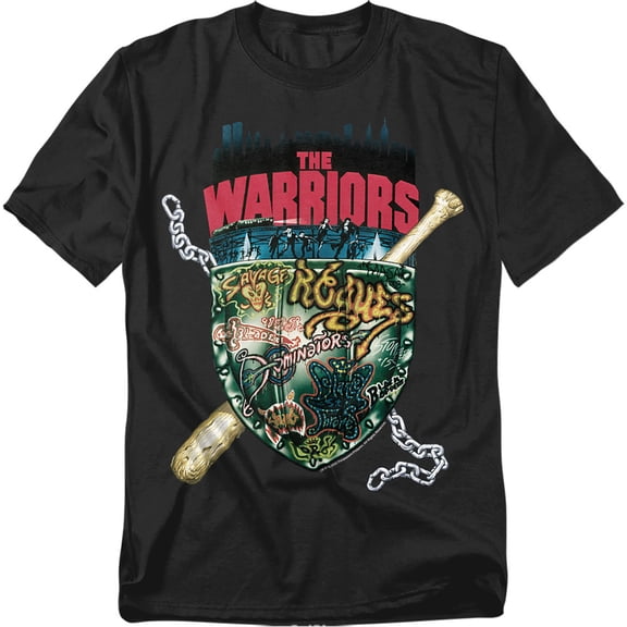 Warriors - Movie Men's Shield T-shirt Medium Black