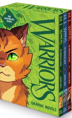 The Warriors Graphic Novel Box Set: the Prophecies Begin: The Complete First Arc, Books #1-#3 (Hardcover)
