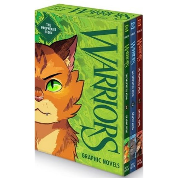 The Warriors Graphic Novel Box Set: the Prophecies Begin: The Complete First Arc, Books #1-#3 (Hardcover)