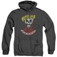 thumbnail image 1 of Warriors The Rogues Adult Heather Hoodie Sweatshirt Black, 1 of 1