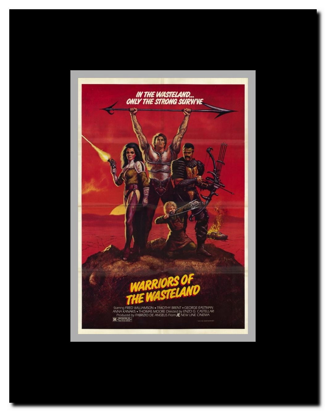 Warriors of the Wasteland Framed Movie Poster